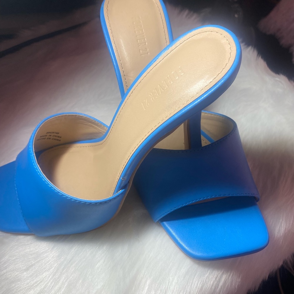 Blue heels